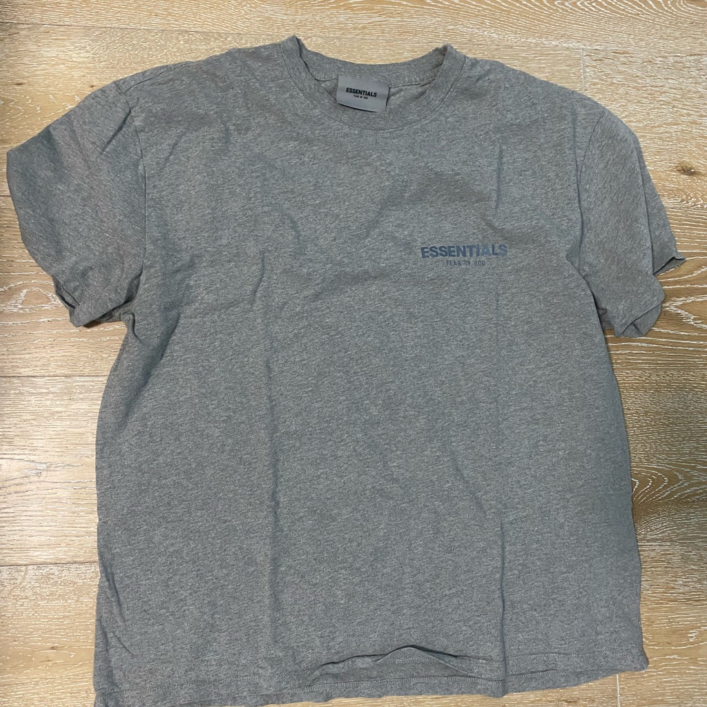 Essentials Gray Men's T-Shirt